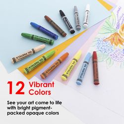 Bazic Products Jumbo Assorted Color Pastels 12 pk
