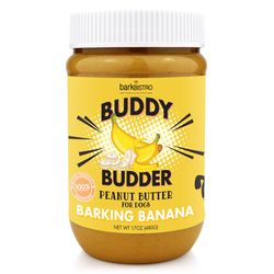 Buddy Budder Barkbistro Barking Banana Grain Free Peanut Butter For Dogs 17 oz 1 pk