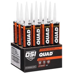 OSI QUAD Matte Clear Elastomeric Sealant 10 oz