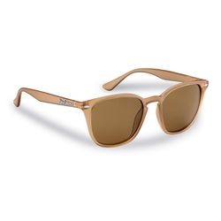 Flying Fisherman Muriel Sunglasses Unisex Matte Sand Frame Amber Lens Polarized
