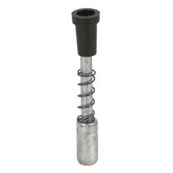 Prime-Line Black Metal 7/16 in. W X 1-1/2 in. L Window Frame Fasteners 6 pk