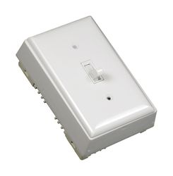 Wiremold 15 amps Toggle Surface Mount Switch White 1 pk
