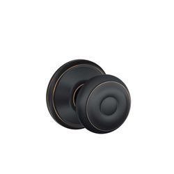 Schlage Georgian Classic Aged Bronze Passage Door Knob