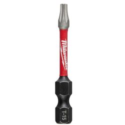 Milwaukee Shockwave Torx T15 Screwdriver Bit Steel 1 pc