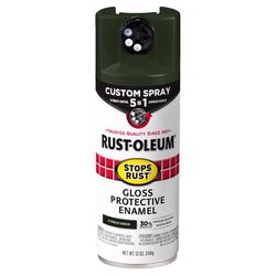 Rust-Oleum Stops Rust Gloss Cypress Green Protective Enamel Spray Paint 12 oz