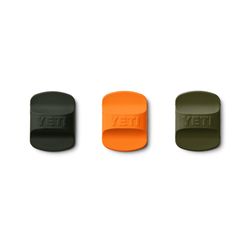 YETI Rambler 3 ct King Crab Orange/Olive BPA Free Replacement Lid Magnet Set