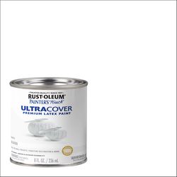 Rust-Oleum Painters Touch Gloss White Water-Based Ultra Cover Paint Exterior and Interior 0.5 pt