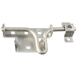 National Hardware 3 in. H X 3 in. W X 6 in. L Stainless Steel Sliding Bolt Door/Gate Latch