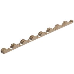 Suntuf 1-1/4 in. W X 24 in. L Plastic Horizontal Closure Strips Beige