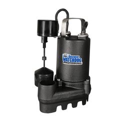 The Basement Watchdog Professional 1/2 HP 4,300 gph Cast Iron Vertical Float Switch AC Submersible S