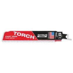 Milwaukee Torch Sawzall Nitrus Carbide Blade 8 TPI 1 pc