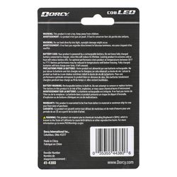 Dorcy 100 lm Black Fluorescent Rechargeable USB Flashlight