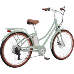 Retrospec Beaumont Rev 3 Unisex Electric City Bicycle Mint