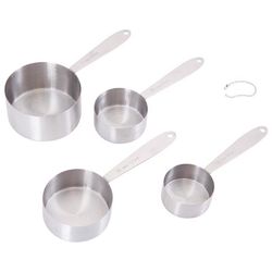 Farberware Stainless Steel Silver Measuring Cup Set