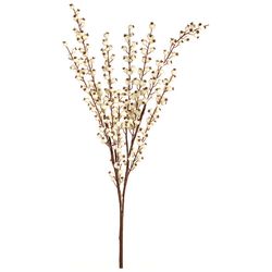 Good Tidings Creamy White Berry Spike Stem