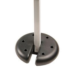 Quik Shade Black Plastic Weight Plate