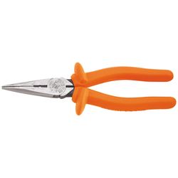 Klein Tools 8.91 in. Induction Hardened Steel Long Nose Pliers