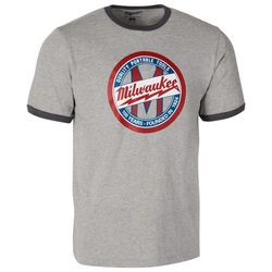 Milwaukee M Men's Round Neck Gray Work Shirt