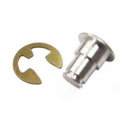 Barton Kramer Silver Aluminum Large Rivet And E Ring 3 pk