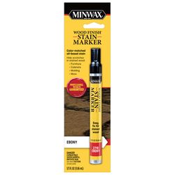 Minwax Wood Finish Stain Marker Semi-Transparent Ebony Oil-Based Stain Marker 1/3 oz