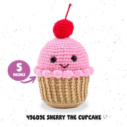 Bucilla Sherry the Cupcake Amigurumi Crochet Kit 1 pk
