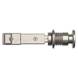 National Hardware Satin Nickel Zinc Indoor Sliding Door Lock