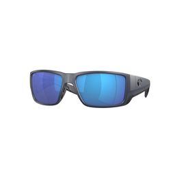 Costa Blackfin Pro Sunglasses Men's Matte Midnight Frame Blue Mirror 580G Lens Polarized