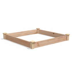 Greenes 5.5 in. H X 48 in. W Cedar Raised Bed Planter Brown