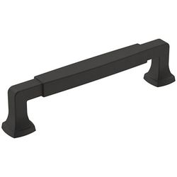 Amerock Transitional Bar Cabinet Pull 5-1/16 in. Matte Black Black 1 pk