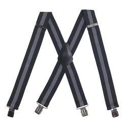 Carhartt 5.12 in. L X 0.98 in. W Nylon Two Tone Suspenders Black 1 each