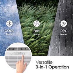 LG 10000 BTU 115 V WIFI Window Air Conditioner w/Remote 450 sq ft