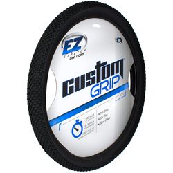 Custom Accessories Black Steering Wheel Cover For Universal 1 pk