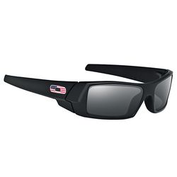 Oakley SI Gascan Sunglasses Unisex Matte Black Frame Gray Lens Polarized Blue Light Blocking