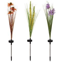 Regal Art & Gift Multicolored Acrylic/Metal 25 in. H X 7 in. L Solar Garden Stake