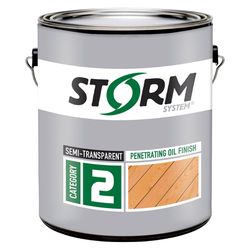 Storm System Semi-Transparent Clear Oil-Based Penetrating Oil Exterior Stain 1 gal