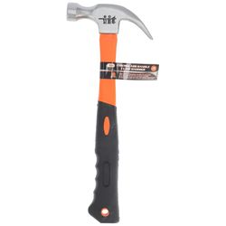 JMK Illinois Industrial Tool 16 oz Smooth Face Claw Hammer 10 in. Fiberglass Handle