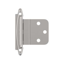 Amerock 2 in. W X 2-3/4 in. L Polished Chrome Steel Decorative Hinge 2 pk