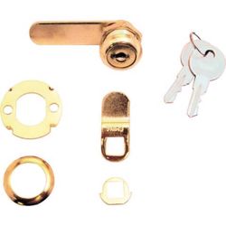 Ace Bright Brass Gold Steel Cabinet/Drawer Lock