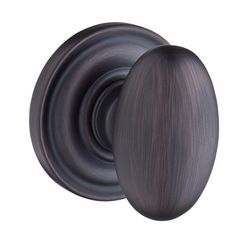 Baldwin Reserve Ellipse Knob Venetian Bronze Dummy Knob