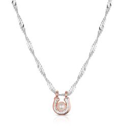 Montana Silversmiths Women's Rosewood Rodeo Pearl Necklace