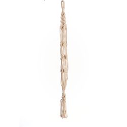 Primitive Planters White Cotton 42 in. H Knotty Plant Hanger 1 pk