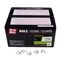 Grip-Rite 0.25 in. W X 1 in. L Galvanized Steel Fence Staples 9 Ga. 50 lb