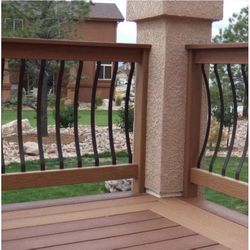 Fortress Railing Products Vienna 31 in. H X 1 in. W X 1 in. L Steel Baluster Railing