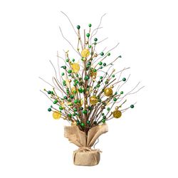 Glitzhome St. Patrick's Day Coin Table Tree Plastic 1 pc