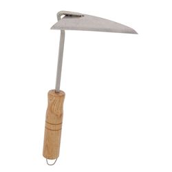 Zenport 10 in. Stainless Steel Weeder Wood Handle