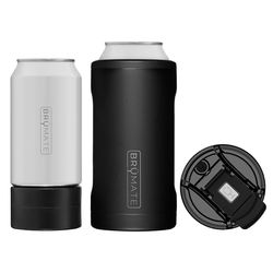 BruMate Hopsulator 16 oz Trio Matte Black BPA Free Can Insulator