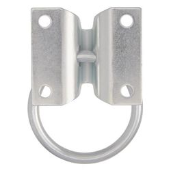 Hampton Small Zinc-Plated Silver Steel 1.875 in. L Hitching Ring 250 lb 1 pk