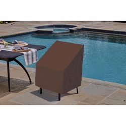 Living Accents 28 in. W Polyester Chair Cover