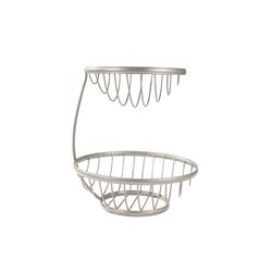 Spectrum Ashley 11.25 in. L X 10.75 in. W X 11.8 in. H Silver 2-Tier Server