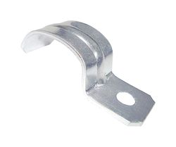 Sigma Engineered Solutions ProConnex 3/3-2/3 in. D Zinc-Plated Steel 1 Hole Strap 10 pk